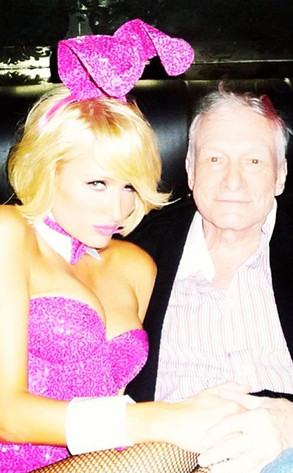 Paris Hilton, Hugh Hefner, Instagram Paris Hilton, Hugh Hefner, Instagram